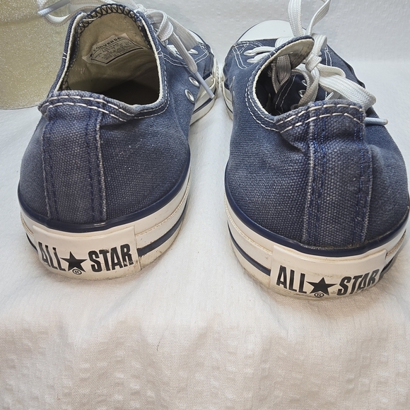 Converse All Star Blue and White Sneakers Mens 7, Womens 9 - Picture 10 of 12
